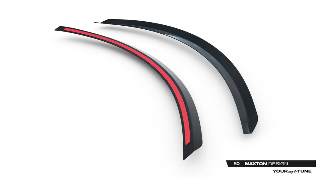 Estensione Spoiler V.2 Tesla Model S Mk1 — vista posteriore