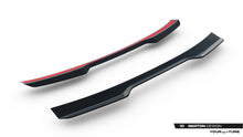 Carica l'immagine nel visualizzatore di Gallery, Estensione spoiler Maxton Design in ABS nero lucido per Volkswagen Polo GTI Mk6, vista d insieme