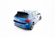 Carica l'immagine nel visualizzatore di Gallery, Estensione spoiler Maxton Design in ABS nero lucido per Volkswagen Polo GTI Mk6, montata sul portellone