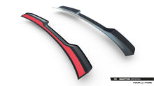 Carica l'immagine nel visualizzatore di Gallery, Estensione spoiler Maxton Design in ABS nero lucido per Volkswagen Polo GTI Mk6, dettaglio del biadesivo 3M