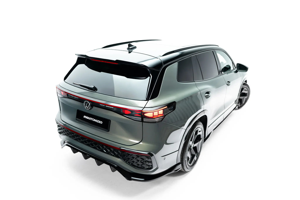 Estensione Spoiler Volkswagen Tayron Mk1 R-Line — particolare della finitura