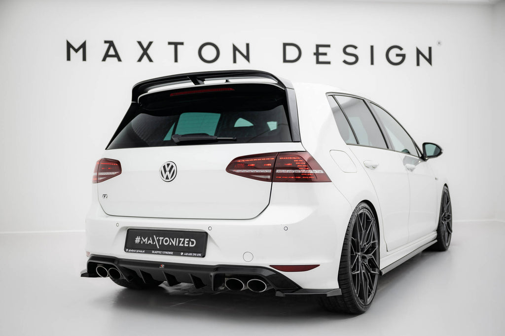 Alettone Volkswagen Golf Mk7 R / R-Line / GTI — montato sulla vettura