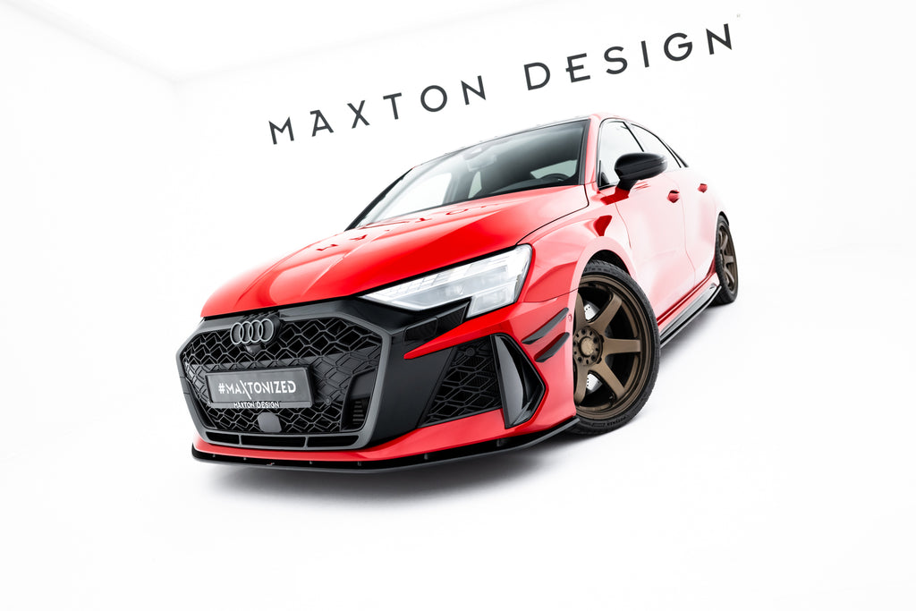 Lip Anteriore Audi RS3 Berlina 8Y Facelift Street Pro — dettaglio del profilo