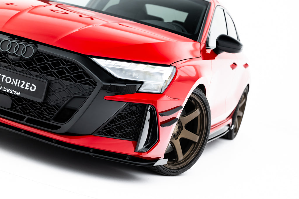 Lip Anteriore Audi RS3 Berlina 8Y Facelift + Flap Street Pro — montato sulla vettura