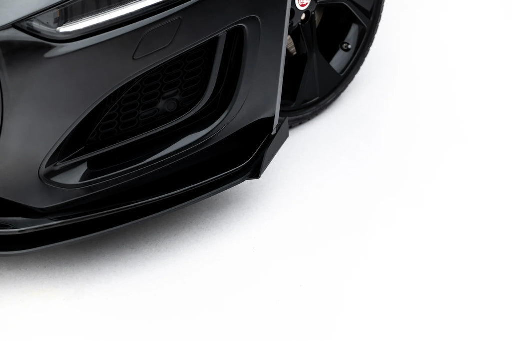 Lip Anteriore Jaguar F-Type X152 Facelift + Flap Street Pro — dettaglio del profilo