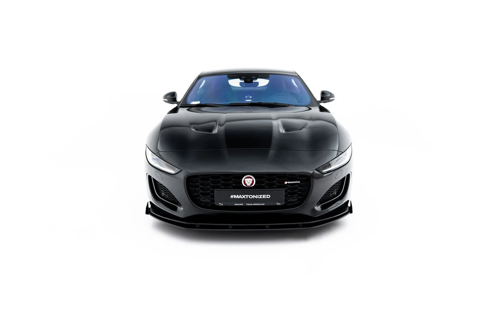 Lip Anteriore Jaguar F-Type X152 Facelift + Flap Street Pro — particolare della finitura