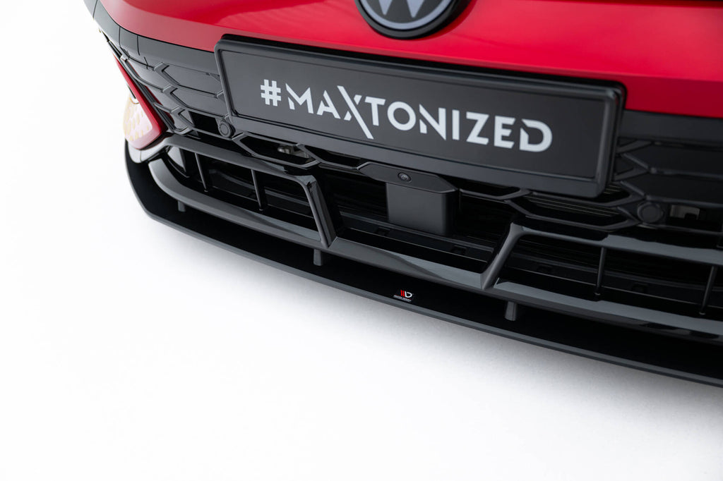 Lip Anteriore Volkswagen Golf R Mk8 Facelift GTI Clubsport Street Pro — particolare della finitura