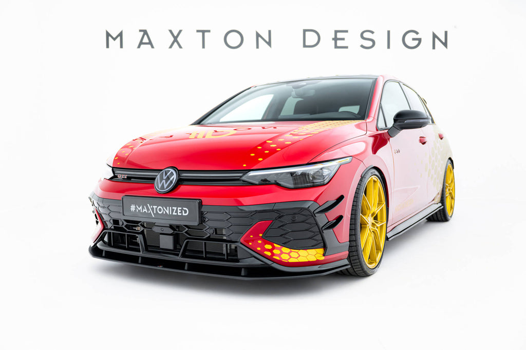 Lip Anteriore Volkswagen Golf R Mk8 Facelift GTI Clubsport Street Pro — vista posteriore