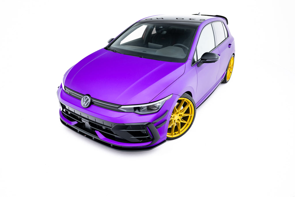 Lip Anteriore Volkswagen Golf R Hatchback Mk8 Facelift Street Pro — montato sulla vettura