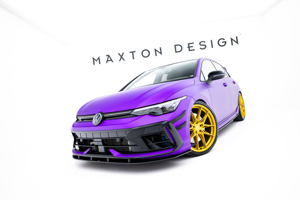 Lip Anteriore Volkswagen Golf R Hatchback Mk8 Facelift Street Pro — vista laterale