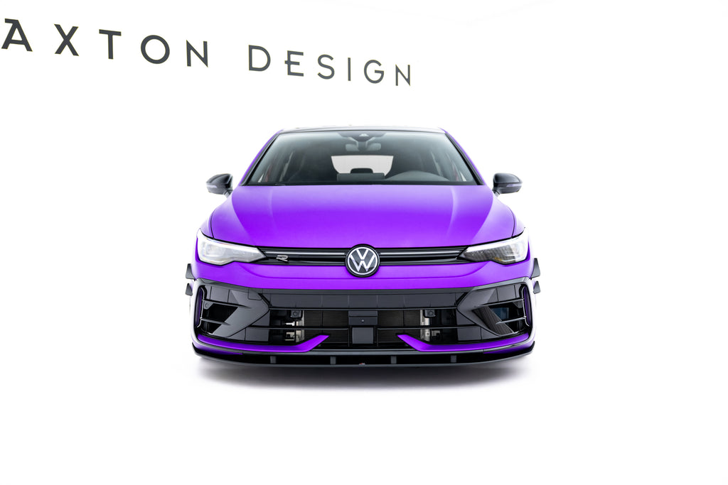 Lip Anteriore Volkswagen Golf R Hatchback Mk8 Facelift Street Pro — vista posteriore