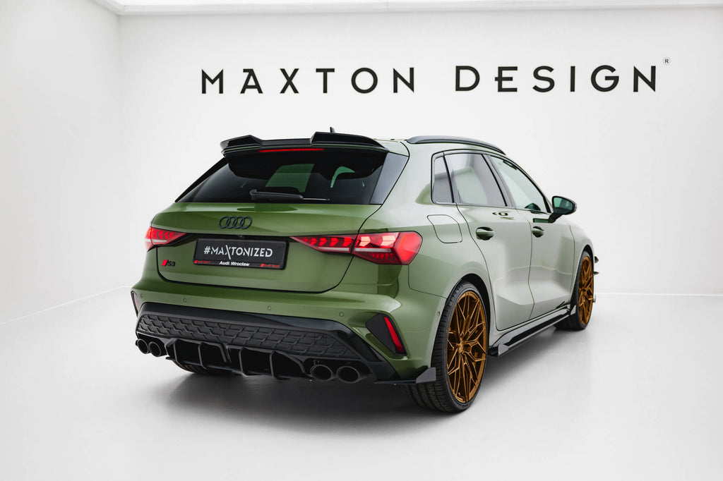 Diffusore Posteriore Audi S3 Sportback 8Y Facelift Street Pro — montato sulla vettura