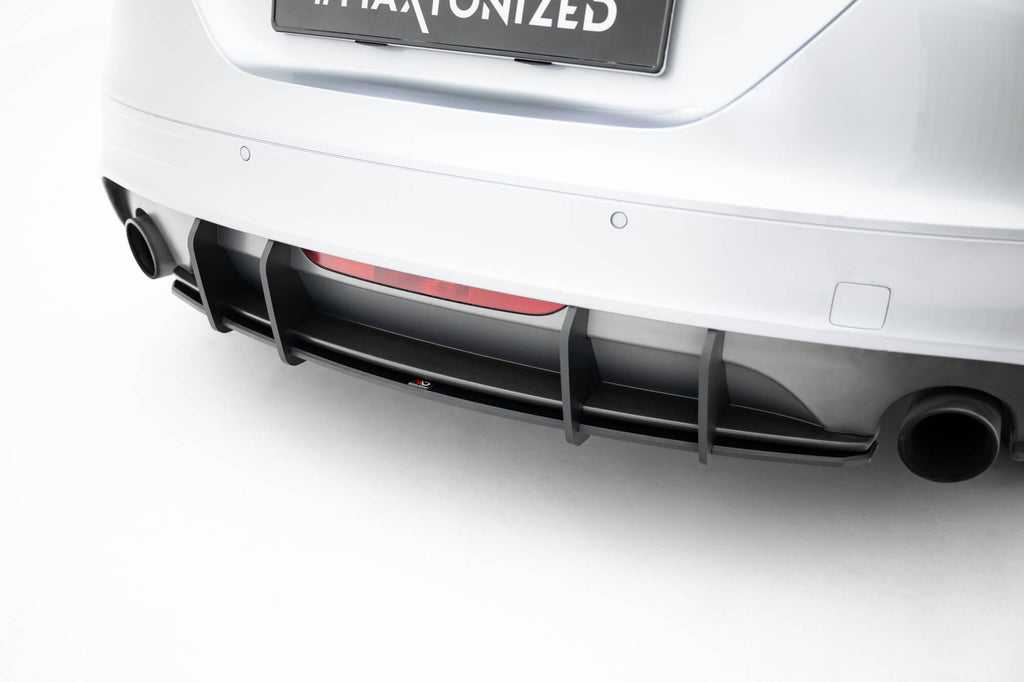 Diffusore Posteriore Audi TT 8J Facelift S-Line Street Pro — particolare della finitura
