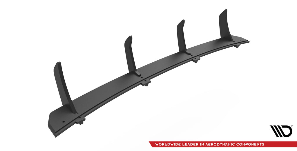 Diffusore posteriore Street Pro Maxton Design per BMW Serie 4 Gran Coupé M-Pack G26 montato sulla vettura, ABS nero opaco da 10 mm