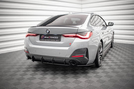 Diffusore posteriore Street Pro Maxton Design compatibile con BMW Serie 4 Gran Coupé M-Pack G26, ABS nero opaco da 10 mm