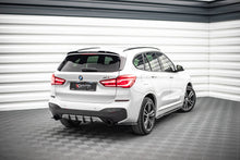 Carica l'immagine nel visualizzatore di Gallery, Diffusore posteriore Street Pro Maxton Design per BMW X1 M-Pack F48 — ABS nero opaco da 10 mm, vista di dettaglio