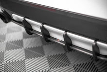 Carica l'immagine nel visualizzatore di Gallery, Diffusore posteriore Street Pro Maxton Design per BMW X1 M-Pack F48 montato sulla vettura, ABS nero opaco da 10 mm