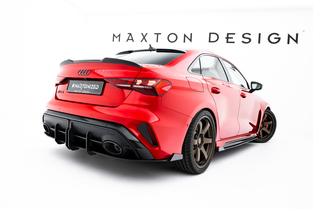 Diffusore Posteriore Audi RS3 Berlina 8Y Facelift + Flap Street Pro — vista laterale
