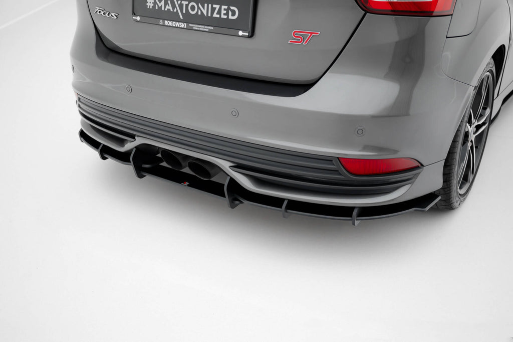 Diffusore Posteriore Ford Focus ST Mk3 Facelift Street Pro — montato sulla vettura