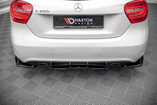 Carica l'immagine nel visualizzatore di Gallery, Diffusore posteriore Street Pro Maxton Design in ABS nero opaco per Mercedes Classe A W176, vista d insieme