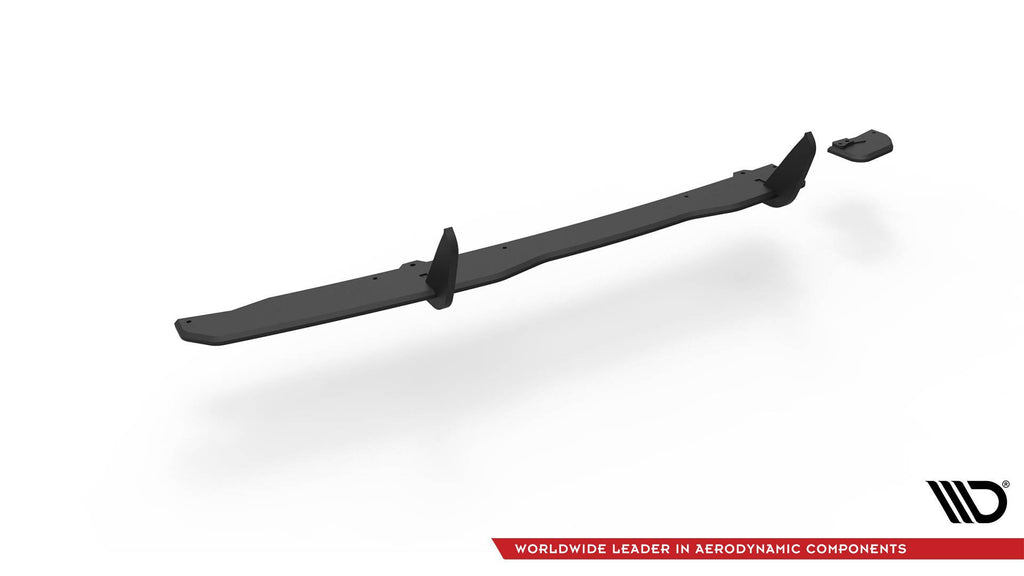 Diffusore posteriore Street Pro Maxton Design per Peugeot 208 Mk2, ABS nero opaco