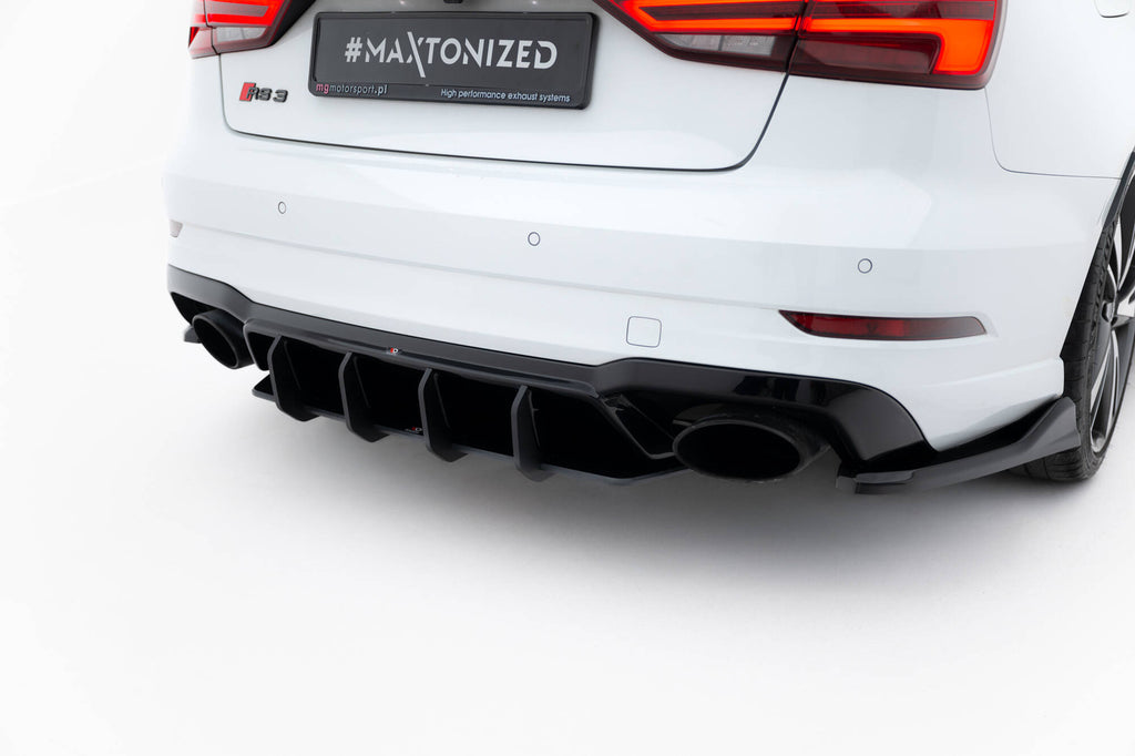 Diffusore Posteriore V.2 Audi RS3 Berlina 8V Facelift Street Pro — vista laterale