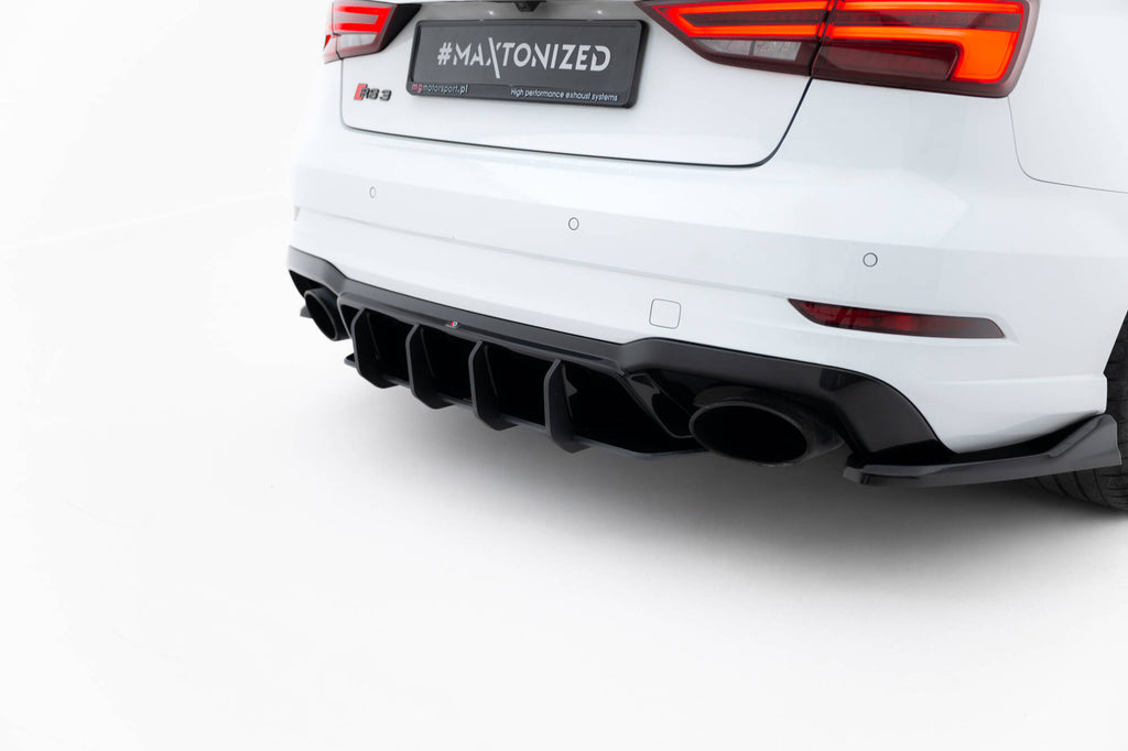 Diffusore Posteriore V.2 Audi RS3 Berlina 8V Facelift Street Pro — vista posteriore