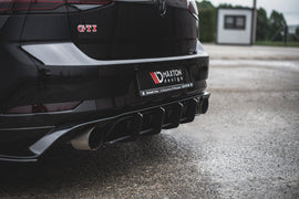 Diffusore posteriore Street Pro Maxton Design per Volkswagen Golf GTI TCR Mk7 Facelift, ABS opaco