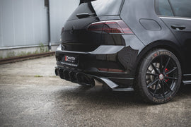 Diffusore Street Pro Golf GTI TCR Mk7 Facelift montato sul paraurti posteriore
