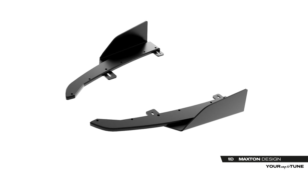 Splitter Laterali Posteriori Audi S5 B10 + Flap Street Pro — vista posteriore