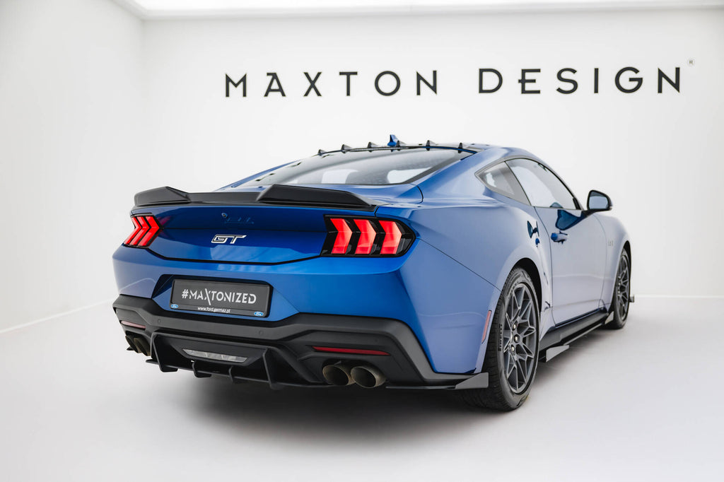 Splitter Laterali Posteriori Ford Mustang Mk7 + Flap GT Street Pro — dettaglio del profilo