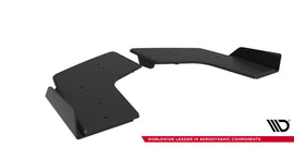 Splitter Laterali Posteriori Mitsubishi Lancer Evo Mk10 + Flap Street Pro — dettaglio del profilo