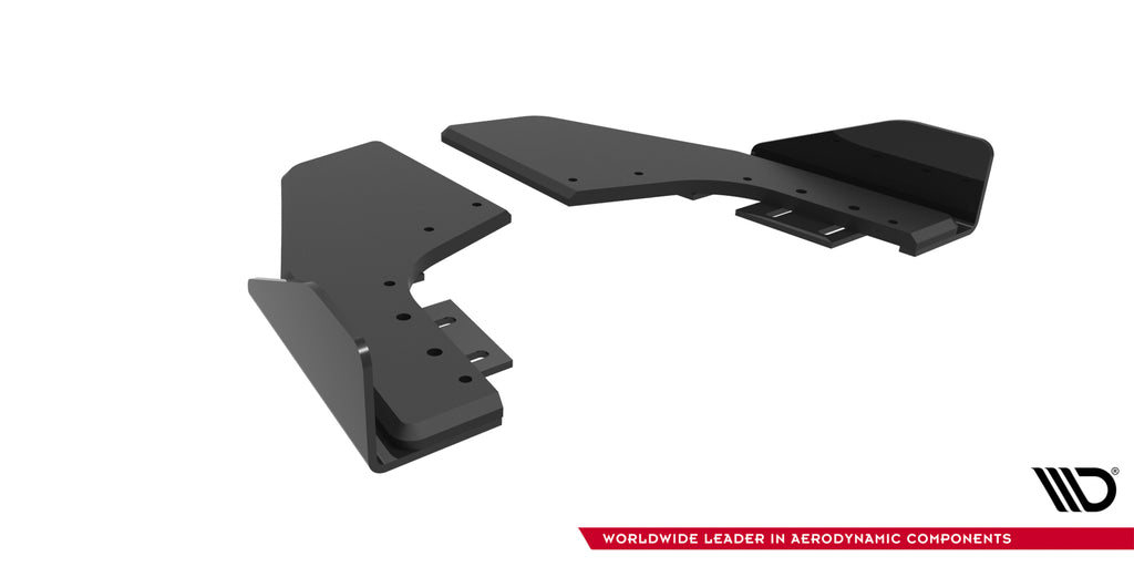 Splitter Laterali Posteriori V.2 Volkswagen Golf R Hatchback Mk8 + Flap Street Pro — vista d'insieme