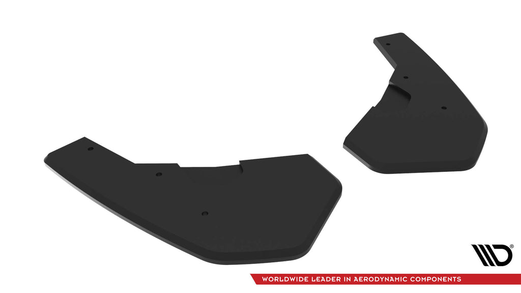 Splitter Laterali Posteriori V.2 Volkswagen Golf GTI Mk8 Street Pro — vista laterale