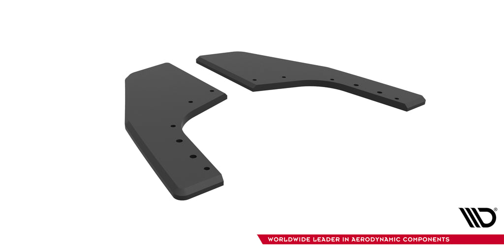 Splitter Laterali Posteriori V.2 Volkswagen Golf R Hatchback Mk8 Street Pro — particolare della finitura