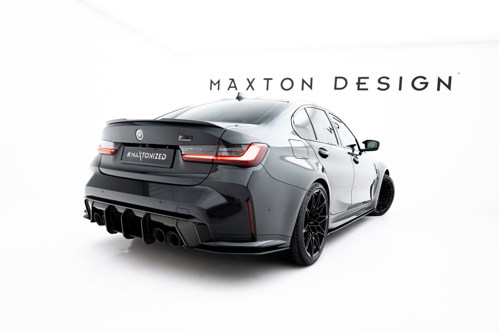Splitter Laterali Posteriori V.3 BMW Serie M3 G80/G81 Street Pro — montato sulla vettura