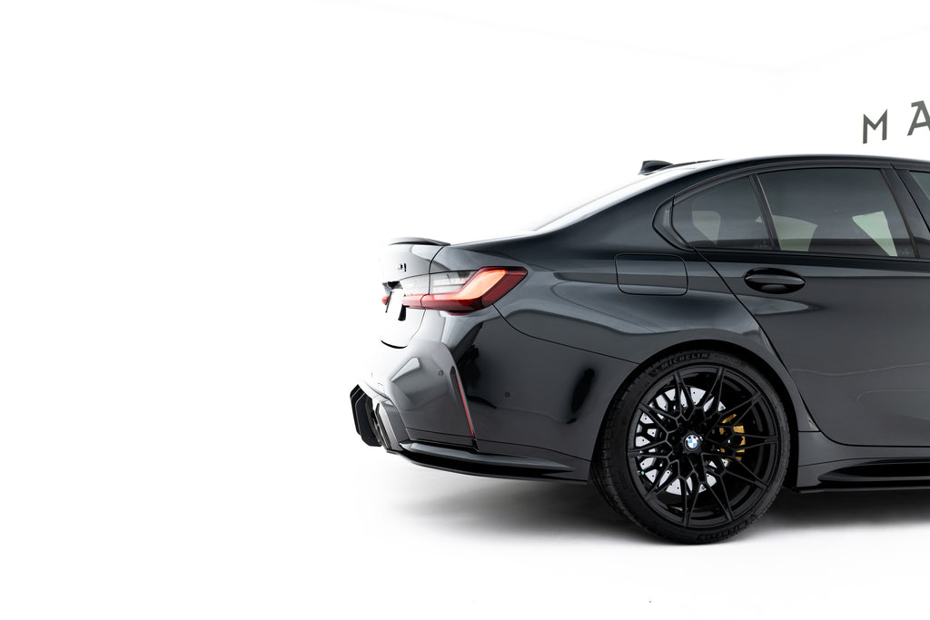 Splitter Laterali Posteriori V.3 BMW Serie M3 G80/G81 Street Pro — vista laterale
