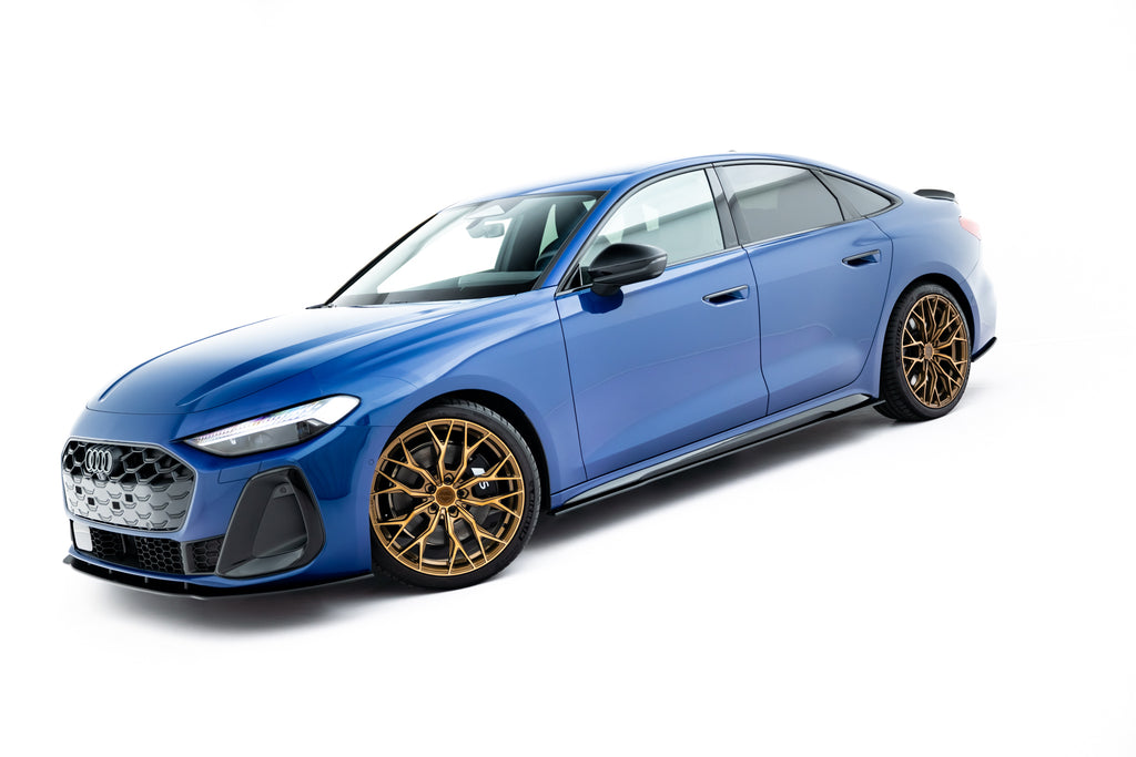 Diffusori Sotto Minigonne Audi S5 B10 S-Line Street Pro — particolare della finitura