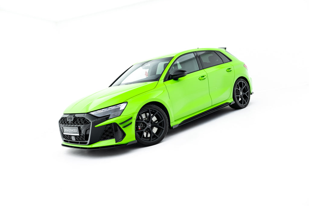 Diffusori Sotto Minigonne Audi RS3 Sportback 8Y Facelift + Flap Street Pro — vista laterale