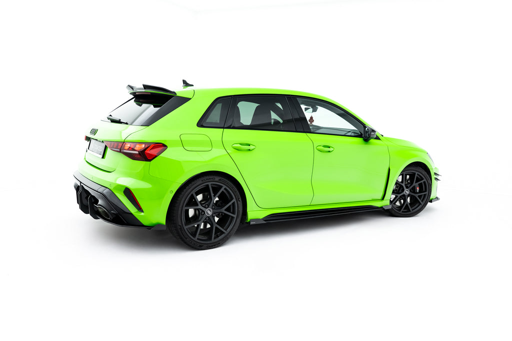 Diffusori Sotto Minigonne Audi RS3 Sportback 8Y Facelift + Flap Street Pro — vista angolata