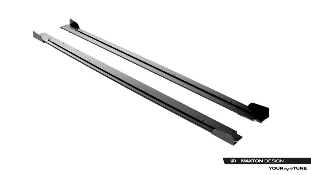 Diffusori Sotto Minigonne Cupra Born Mk1 + Flap Street Pro — vista laterale