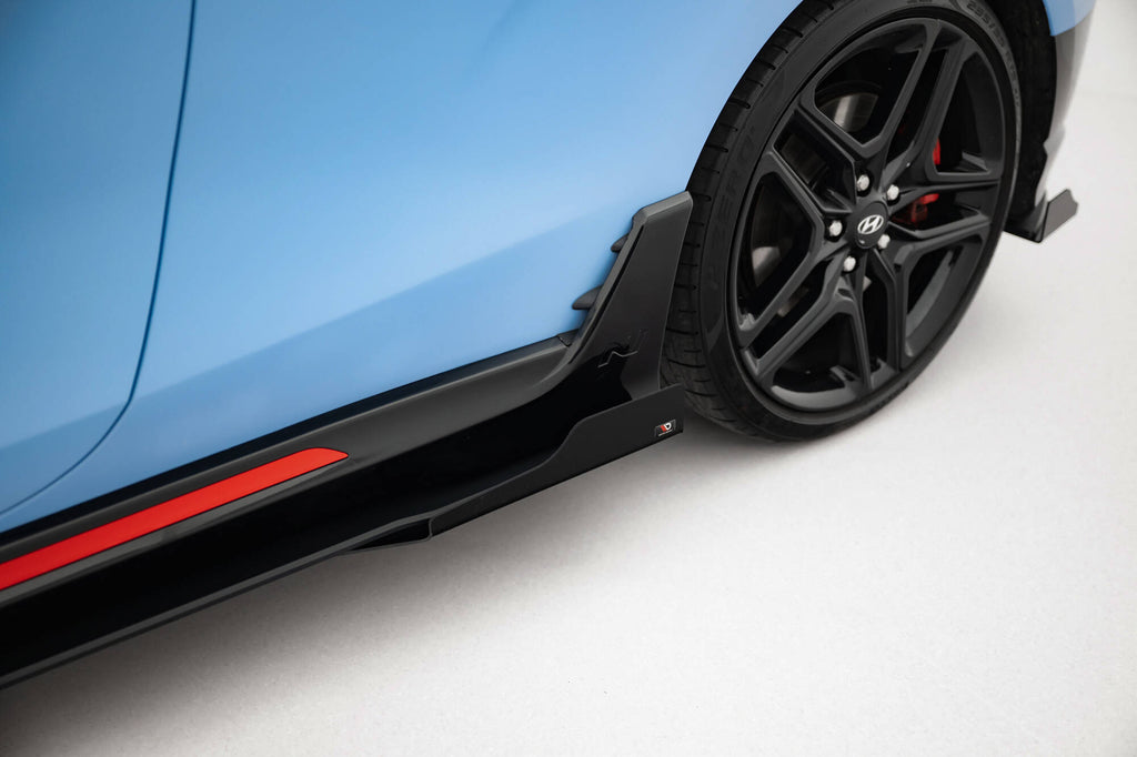 Diffusori Sotto Minigonne Hyundai Veloster N Mk2 + Flap Street Pro — vista posteriore