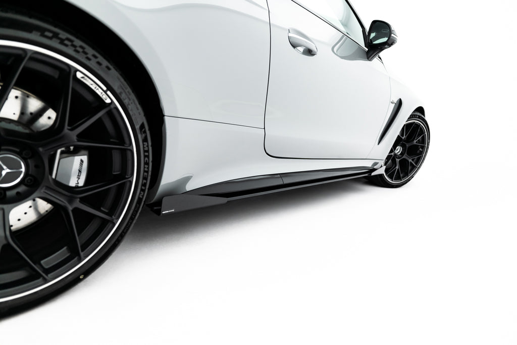 Diffusori Sotto Minigonne Mercedes CLE C236 + Flap AMG 53 Aero Street Pro — particolare della finitura