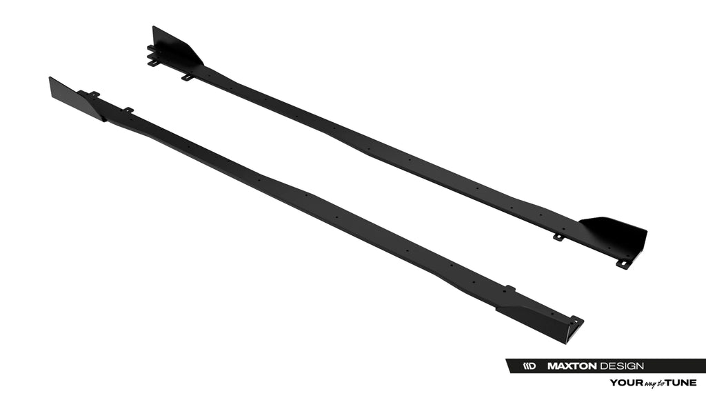 Diffusori Sotto Minigonne Toyota GR Yaris Mk4 Facelift + Flap Street Pro — vista laterale
