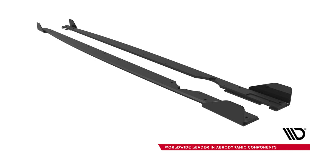 Diffusori Sotto Minigonne Volkswagen Golf R Hatchback Mk8 + Flap Street Pro — dettaglio del profilo