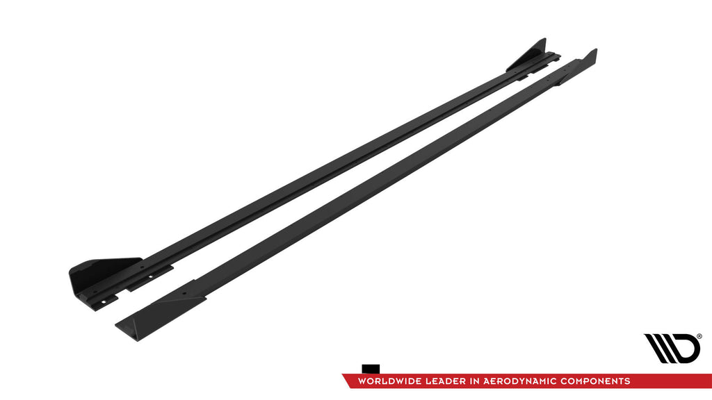 Diffusori Sotto Minigonne Volkswagen Polo GTI Mk6 Facelift + Flap Street Pro — vista d'insieme