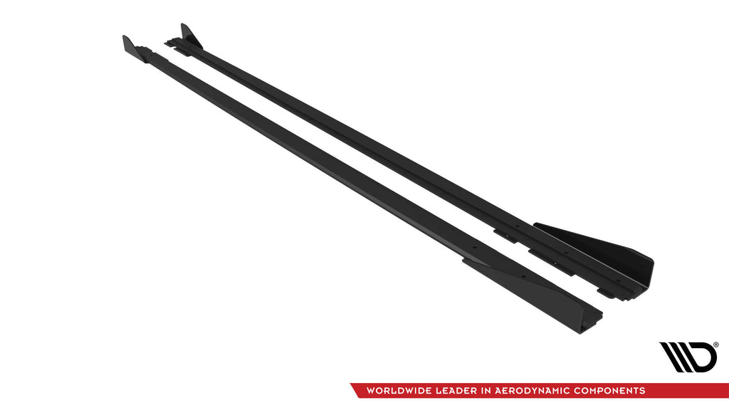 Diffusori Sotto Minigonne Volkswagen Polo GTI Mk6 Facelift + Flap Street Pro — dettaglio del profilo