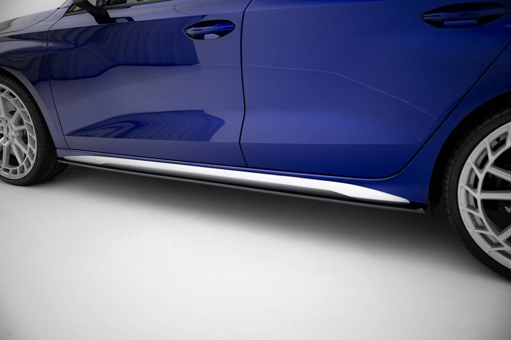 Diffusori Sotto Minigonne V.2 Audi S3 Berlina 8Y Facelift S-Line Street Pro — particolare della finitura