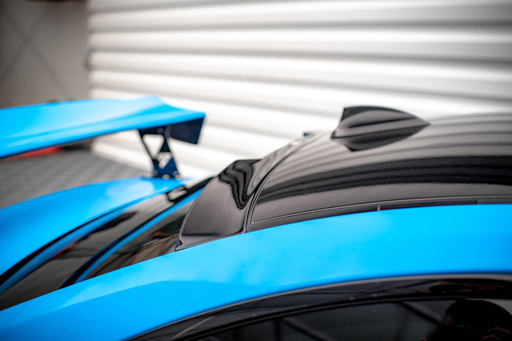 Estensione spoiler lunotto Maxton Design per BMW M2 F87 — ABS nero lucido, vista di dettaglio