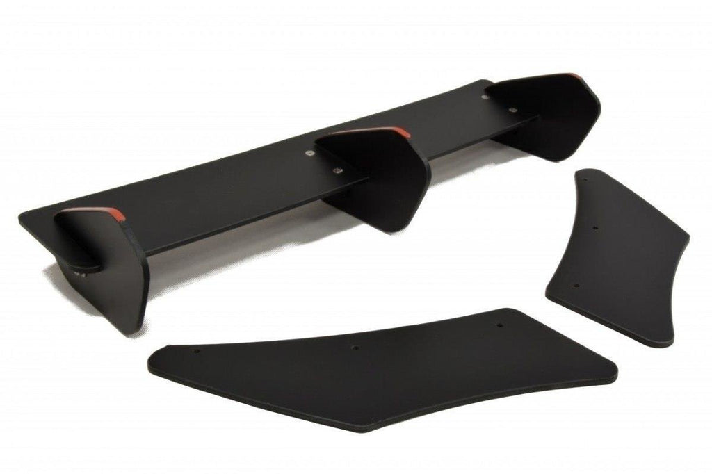 Diffusore posteriore e splitter laterali Maxton Design per Volkswagen Golf Mk7 R, ABS nero opaco - dettaglio del profilo